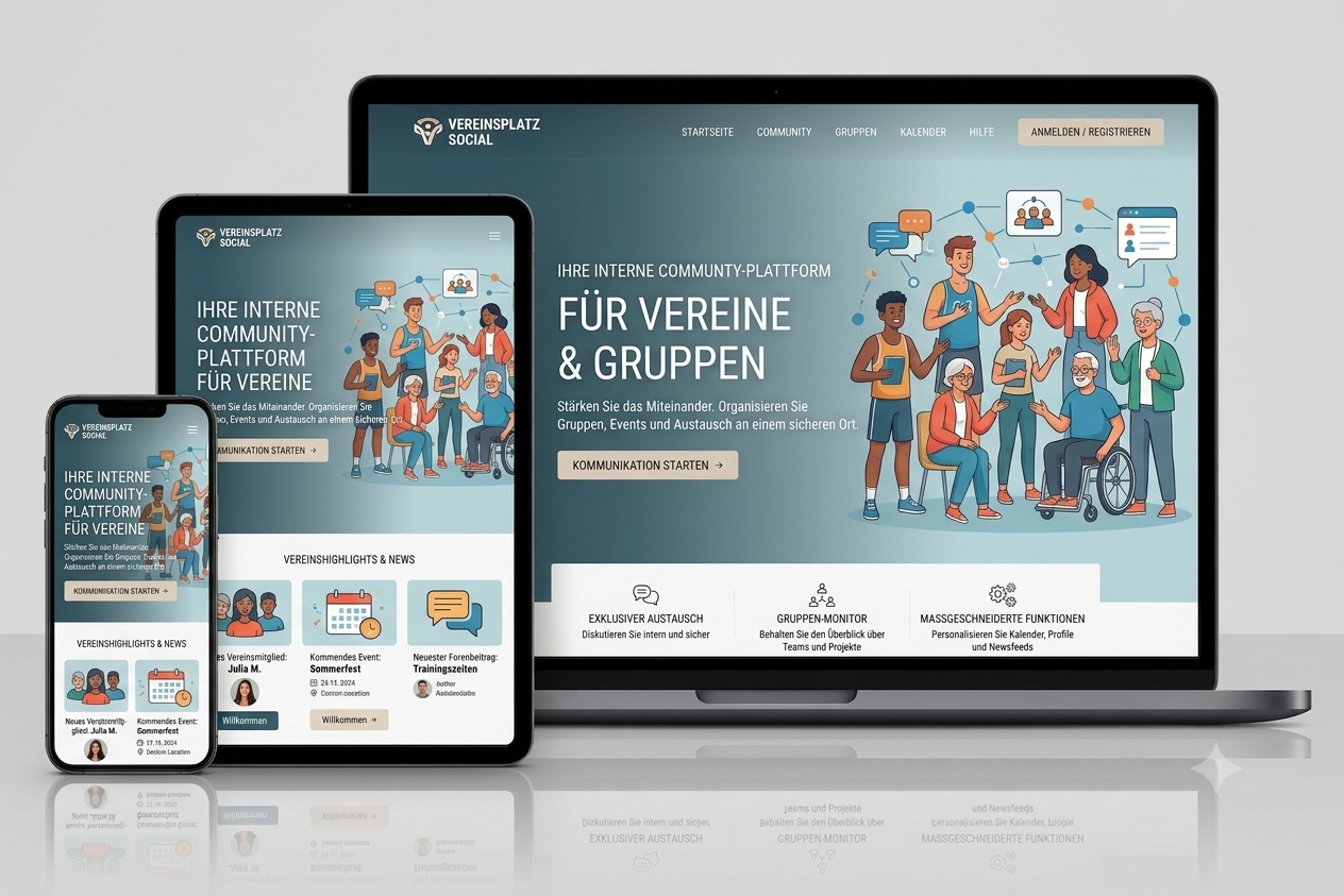 Social Media Plattform für Vereine